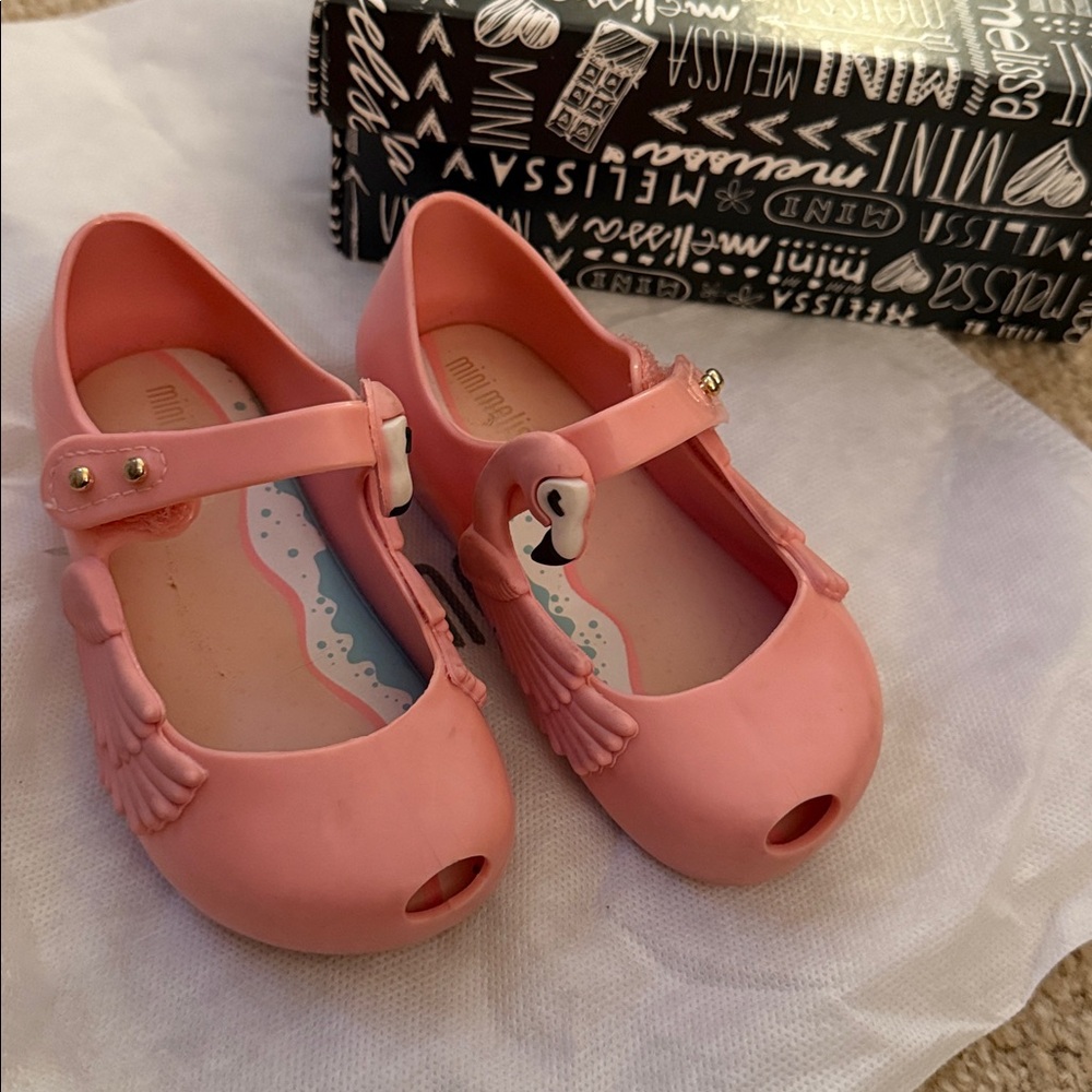 Mini Melissa Ultragirl Pink Candle Size 7, Pre-Owned - Picture 4 of 7